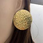 Boucles d'oreilles arbre de vie finition or design mystique